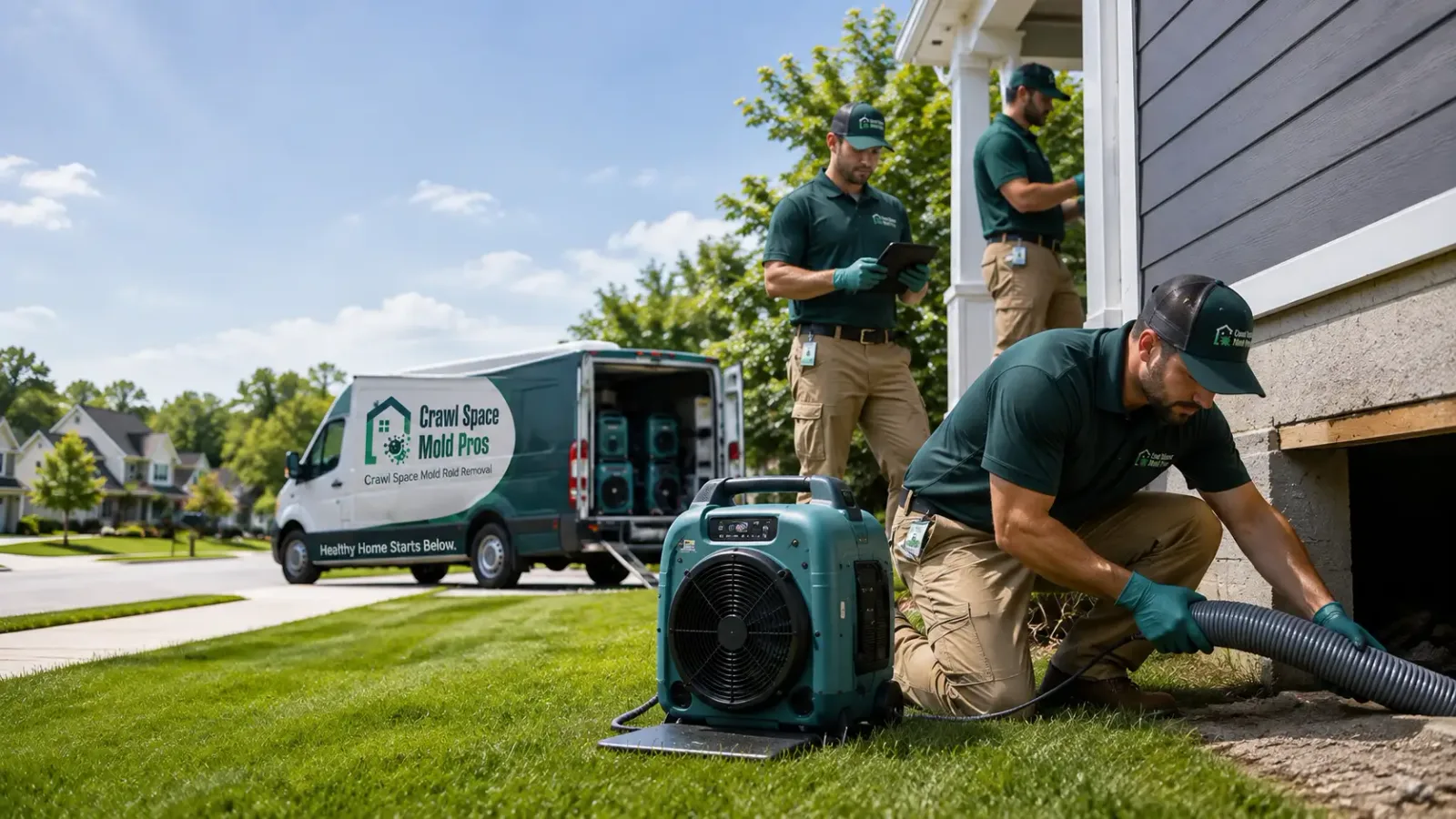 Crawl Space Mold Removal in Bear Creek, PA